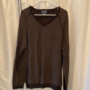 Tommy Bahama V-Neck Brown Sweater